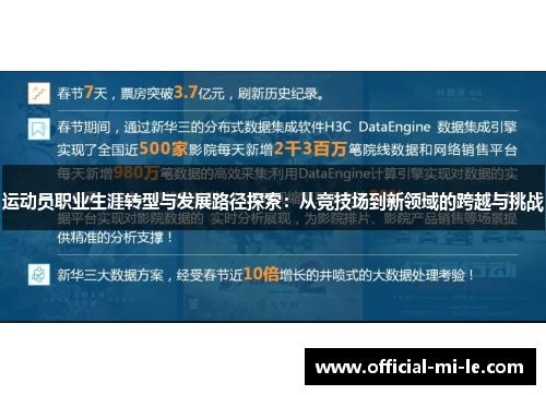 运动员职业生涯转型与发展路径探索：从竞技场到新领域的跨越与挑战