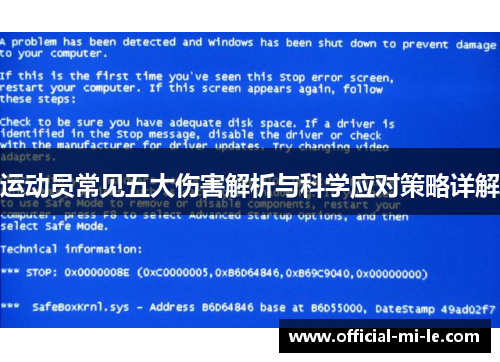 运动员常见五大伤害解析与科学应对策略详解